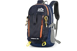 Waniki Plecak turystyczny, męski, damski, wodoszczelny, do aktywności na świeżym powietrzu, plecak trekkingowy, lekki, duży, plecak dzienny, na wędrówki, jazdę na rowerze, wspinaczkę, kemping, do