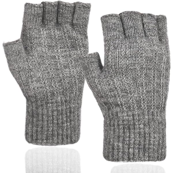 Guanti Termici Touchscreen Uomo/Donna - Mezzo Dito, Invernali, Per Sci E Bici - Foto 12