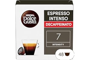 NESCAFÉ DOLCE GUSTO NESCAFÉ DOLCE GUSTO Espresso Intenso Decaffeinato Caffè, 3 Confezioni da 16 Capsule (48 Capsule Compatibili Nescafé Dolce Gusto)