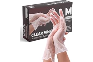 eatasty Vinyl Multi-Purpose Gloves, Powder Free, Disposable