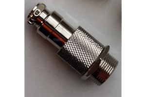 Leisure Pursuits Electric Golf Trolley 3 Pin Male Chrome Connector For Ben Sayers, Pro Rider, Fazer Etc