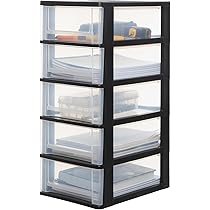 Iris Ohyama Cassettiera Organizer 4 Cassetti - Portaoggetti In Plastica Senza BPA, Per Ufficio E Casa - Foto 10