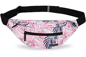 MAXTOP Duża saszetka unisex z uchwytem na kask i 4 kieszeniami na zamek błyskawiczny, regulowany pasek na rower, bieganie, jogging, podróż, trening, jazda na rowerze, fitness, wędrówki
