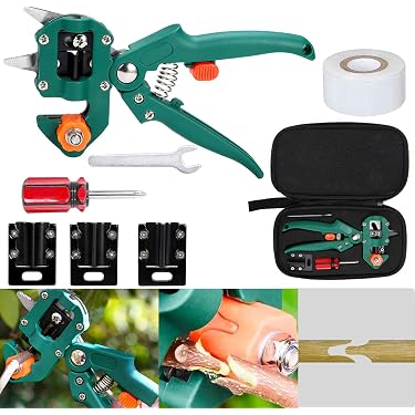 Ciseaux Greffage Professionnels - 3 Lames Pour Arbres Fruitiers