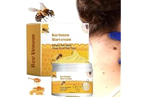 SWEIYRAN Bee Venom Wart and Tag Remover, 2024 New Bee Venom Cream, Vsoxa Bee Venom Wart & Moles Removal Cream for All Skin Types, Skin Tag Removal Kit, Natural No Irritation Skin Repair (1pcs)