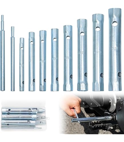 Neilsen CT0441 - Set Di Chiavi In Metallo Lucido, 6-32 Mm - Foto 5