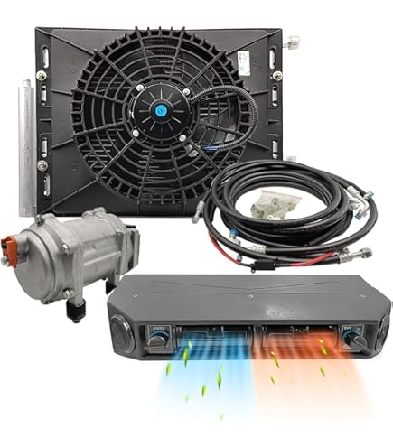 12V/24V RV airconditioner verdamper vergadering, airconditioner Set 360 ° verdamper voor auto, caravan, vrachtwagen, bus, camper, 32 aluminium kernen, H-type expansieklep, 80W koperdraad motor,24V 12V/24V RV airconditioner verdamper vergadering, airconditioner Set 360 ° verdamper voor auto, caravan, vrachtwagen, bus, camper, 32 aluminium kernen, H-type expansieklep, 80W koperdraad motor,24V