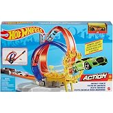 Hot Wheels Enerji Pisti Yarış Seti, &Ccedil;ift &Ccedil;ember ve 1 Hot Wheels Arabası İ&ccedil;erir, 5 Yaş ve &Uuml;zeri İ&ccedil;in GND92