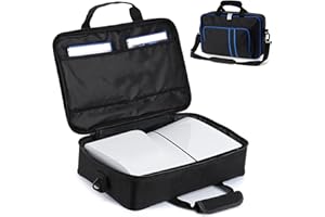Aytop Carrying Case for PS5 Slim, Carry Travel Case for PS5 Controllers and Accessories, PS5 Slim Protective Carrying Case with Shoulder Strap Compatible with Playstation 5 Slim Console