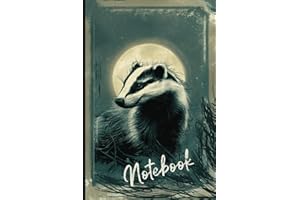 Badger Notebook: Perfect Companion, Just Like Your Dog, for Your Daily Thoughts, Creativity and Journaling