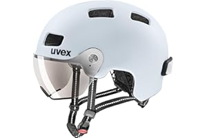 Uvex Uniseks Rush Visor S4100280615 Kask, Biały, 55-58 cm