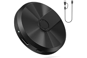 Adaptateur Dongle CarPlay sans Fil 5GHz WiFi Auto-Connect iPhone Adaptateur CarPlay and Play Mise à Niveau CarPlay pour Voitures avec Uniquement pour iOS