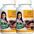 THE SOUMI'S CAN PRODUCT Sadvik Tox Capsule | Triphala Herbal Detox with Amlaki, Bahera & Haritaki | Promotes Healthy Digestion, Bowel Function & Metabolism | For Women & Men | 60 Capsules (Pack of 2)