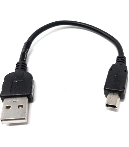 System-S Mini USB Kabel 10 Cm – Für Sony Walkman NW-E405, E407, E507, S205F, Zum Laden & Datenübertragung
