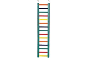 Prevue Pet Products BPV01139 Carpenter Creations Hardwood Bird Ladder with 15 Rungs, 24-Inch, Colors Vary