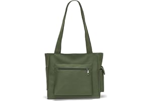 LANXINGLUO bolso bandolera señoras grande señoras bolso negro grande señoras shopper bolso de tela con cremallera bolso de lona señoras bolso con muchos compartimentos