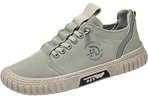 POIUIYQA Chaussure Homme Ete Running Sport Baskets Toile Souple Confort pour Hommes Respirante Légères Chaussures de Marche Mode Casual Gym Fitness Tennis Sneakers