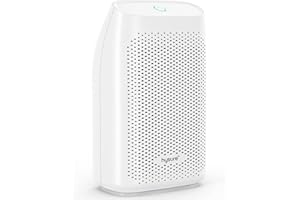 Hysure Dehumidifier for Home Damp 700mL, Small Quiet Dehumidifier for Mould Moisture in Bedroom Caravan Home Wardrobe Kitchen Office Garage Basement - White