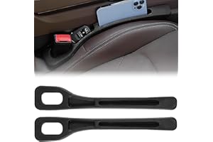 NathrBTV 2 Piezas Organizador Coche Asiento Lateral Gap Filler Bolsa de Almacenamiento para Móvil