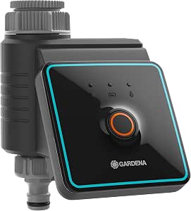 Gardena Programmateur D'Arrosage Bluetooth Comfort – Contrôle Via Appli, 3 Programmes, Portée 10m, Arrosage Intelligent Pour Jardin Et Balcon (01889-20)