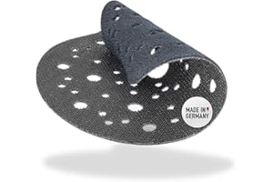 DFS Proteggi Platorello 150mm 67-Fori (compatibile con MIRKA Abranet) con chiusura a contatto per proteggere Levigatrice Lucidatrice Dischi Abrasivi