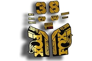 CUAC REVOLUTION Pegatinas Horquillas Compatible con Fox Factory 38 EBIKE 2021 Bicicleta Ciclismo