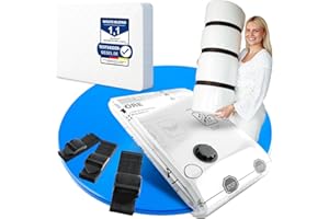 SilverRack Sacchetti sottovuoto per materassi [1 pezzo] in 130 x 240 cm – sacchetti sottovuoto adatti per un materasso 90 x 200 cm – ideali per trasloco – sacchetti per materassi – coprimaterasso