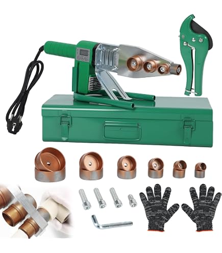 Muffenschweißgerät - 800 / 1750 W - 20 bis 63 mm - bis 300 °C