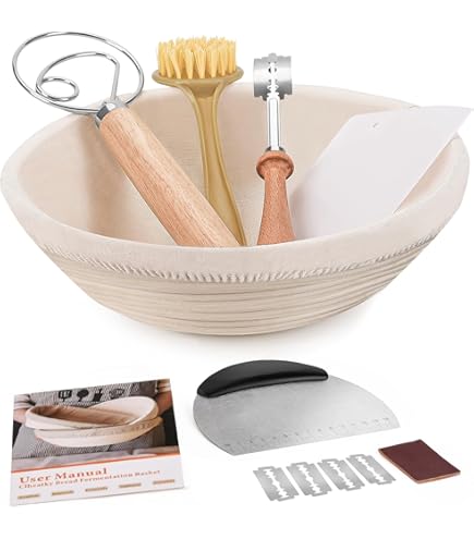 Cestino Lievitazione Pane In Cotone Naturale - 35x26 Pollici Per Baguette, Pagnotte E Ciabatte - Foto 12