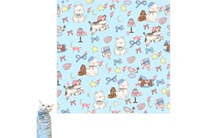 fufupaw Cat Grooming Wrap, Cat Bag, Cat Wrap, Katzenkontrollmatte, Multifunktionales Haustierwerkzeug, Katzenwickel für Nagelkanten, Katzenpflegetuch(Blau) ﻿