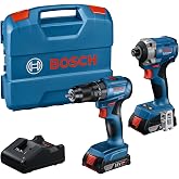 Bosch GDR 18V-215 + GSB 185-LI (2x 2.0Ah ak&uuml;, GAL 18V-20 şarj cihazı, L- Case i&ccedil;inde)