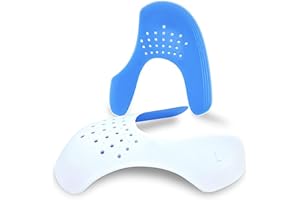 Pririo 1 para butów typu sneaker Anti Crease Protector Knick Protective Protective Gel Technology z możliwością dopasowania Air Force Jordan (białe)