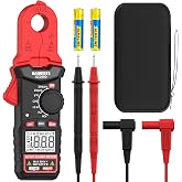 KAIWEETS Digital Clamp Meter, Automotive Multimeter TRMS NCV, 2000 Counts, AC/DC Current and Voltage Meter, Resistance, Capac