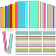 Zonon 48 Pieces Guided Reading Strips with 3 Styles Highlight Bookmarks Colored Overlay Reading Tracking Rulers for Children Students Teachers Help with Dyslexia