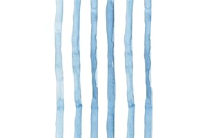 ICYEHAO Carta parato geometrico, 44,5 x 500 cm, righe blu, verticale, blu e bianco, vintage, adesivo per mobili camera da letto, soggiorno