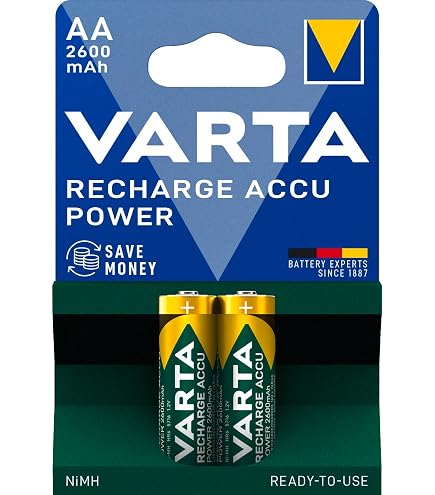 ANSMANN Akku Mignon AA - 2 Stück, 2650 MAh, Wiederaufladbar Für Spielzeug, Konsolen & Mehr
