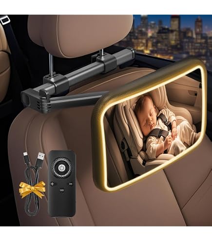 Miroir Pour Bébé Skoda Noir 000072549D - Original - Collable Sur Caméra Multifonction - Pour Surveillance Enfant