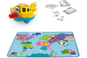 Chicco Tappeto Gioco Bambini Educativo Le Avventure di Capitan Cody Edu4You, Introduce alla Programmazione e al Coding, Tappeto Cameretta Bambini Morbido, Maxi 110x80 cm - Giochi Bambini 2-6 Anni
