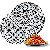 Servizio Piatti Excelsa Emily 18 Pezzi + Tazze Caffè | Porcellana Bianco/Nero | Design Moderno - Foto 3