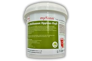 IT`SYOUR+ MyTonni Organic and Wheelie Bin Litter - Effectively Fights Maggots and Odours, 100% Environmentally Friendly, Mineral, for Hygienic Wheelie Bins (5L Bucket)