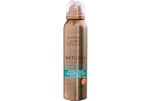 ‎GARNIER Garnier Selbstbräuner für Gesicht und Körper, Langanhaltende, natürliche Bräune, Ambre Solaire Natural Bronzer Selbstbräunungs-Spray, 1 x 150 ml