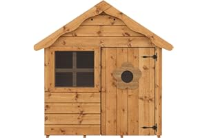 WALTONS EST. 1878 WALTONS 4 x 4 Children's Snug Garden Playhouse | Tongue and Groove | Wooden Den Playhouse | 4ft x 4 (Snug Playhouse)