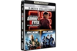 G.I. Joe (4K UHD + Blu-ray) Pack 3 peliculas: G.I. Joe, G.I. Joe La Venganza, Snake Eyes G.I. Joe Origins