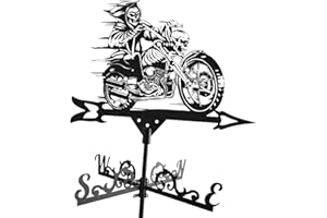 Fenteer Weathervane 29" Weather Vane Garden Stake Weathervane Professional Measuring Tools