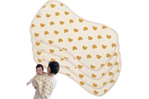 Hotainoys 4 st baby rapdukar, 10 x 20 litet björnhuvud mjuka absorberande rapdukar, hudvänliga multifunktionella bomullstraso