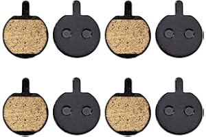 DIVONO 4 Paires Plaquette De Frein Trottinette Electrique Semi-métal Plaquette De Frein VTT Trottinette Electrique Urbanglide Freins résistants à l'usure et à la déchirure Accessoires pour vélo de Montagne