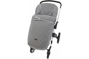 Rosy Fuentes Saco Silla de Paseo Universal - Saco Carrito Bebé - Funda de silla de paseo - Equipado para ser Ajustado perfectamente 0-negro