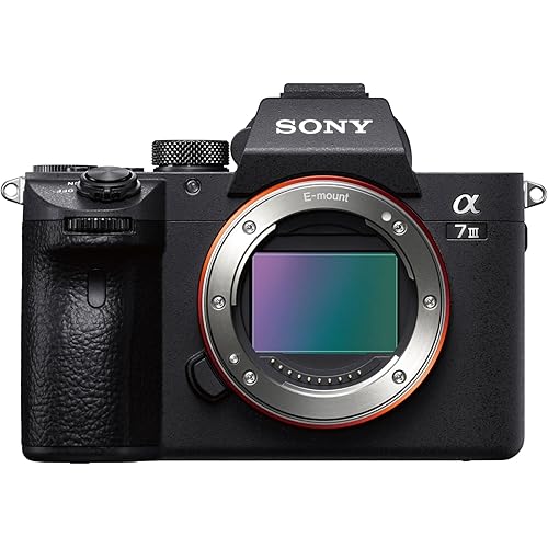 Sony Alpha ILCE-7M3 Full-Frame 24.2MP Mirrorless Digital SLR Camera Body | 4K Full Frame | Real-Time Eye Auto Focus | Tiltable LCD, Low Light Camera - Black