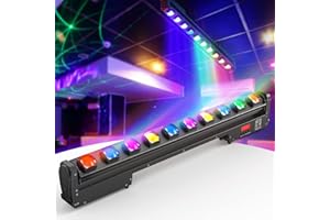 U`KING UKing 250W Wallwasher Luci da palco, RGBW 4 in1 LED dmx512 Faretti Swing Luci per Feste Luci DJ Luci da Parete per Esterni per Eventi dal Vivo, Bar, Discoteca, Feste, Matrimoni