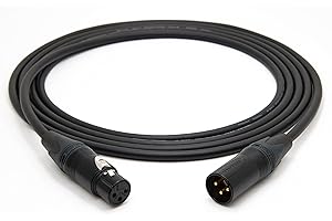 enoaudio Mogami 2534 Quad Professionel Studio Kabel Symmetrische Mikrofon | Neutrik Gold XLR female - XLR male | HiFi, 15 m